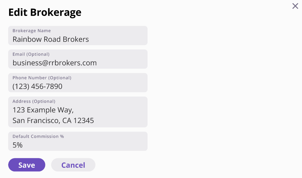 Editing Brokerage